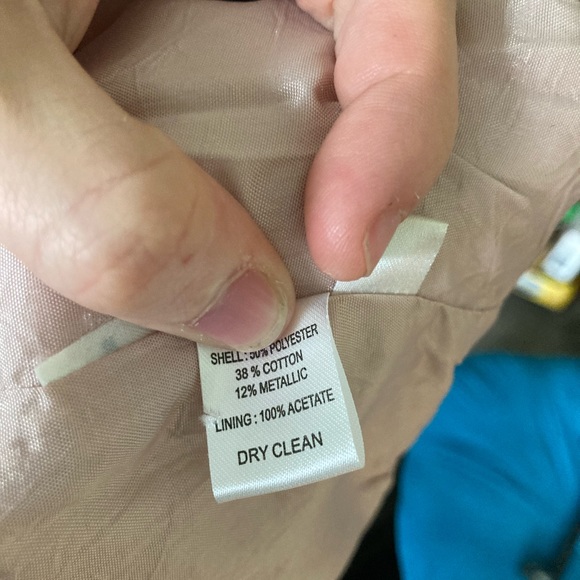 Loft Light Pink Quilted Miniskirt Size 4 - Picture 6 of 7